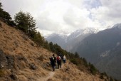 Trekking above Langtang Khola gorge.jpg