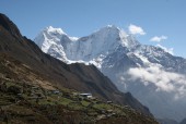 Mt. Kantaiga and Mt. Thamserku from near Phortse.jpg